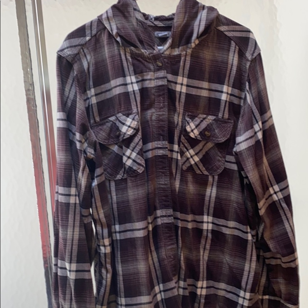 Carhartt button down long sleeve Hoodie